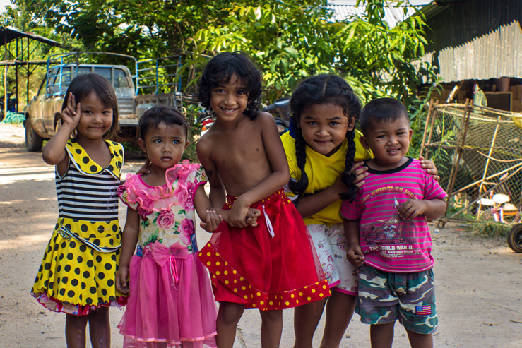 Moslimské deti na ostrove Koh Yao Yai v Thajsku